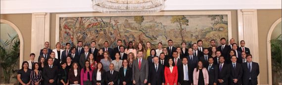 S.M. El Rey Don Felipe VI recibió a los participantes de la Escuela Iberoamericana de Liderazgo, EILx