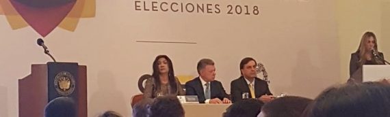 Goberna participa en la Misión de Observación de las elecciones colombianas